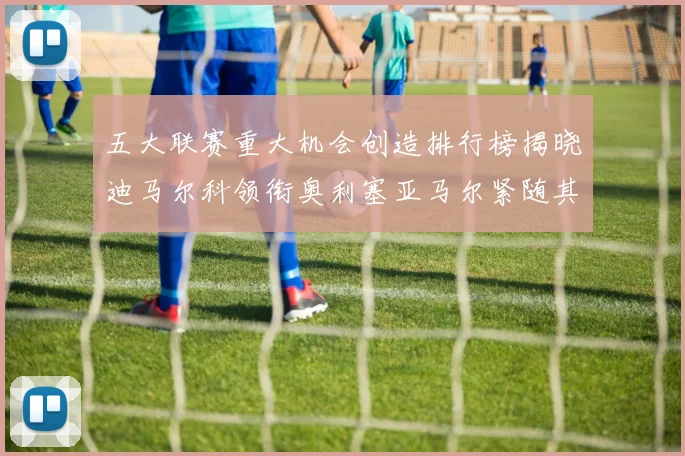 五大联赛重大机会创造排行榜揭晓迪马尔科领衔奥利塞亚马尔紧随其后
